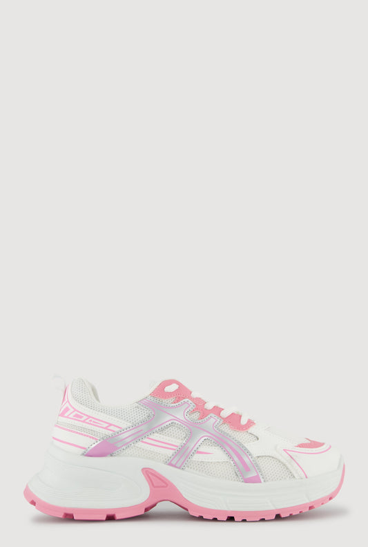 Lace Up Chunky Athletic Sneakers