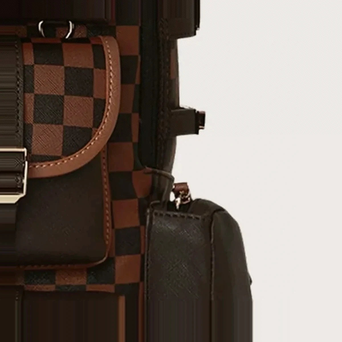 Black / Burgundy Backpack