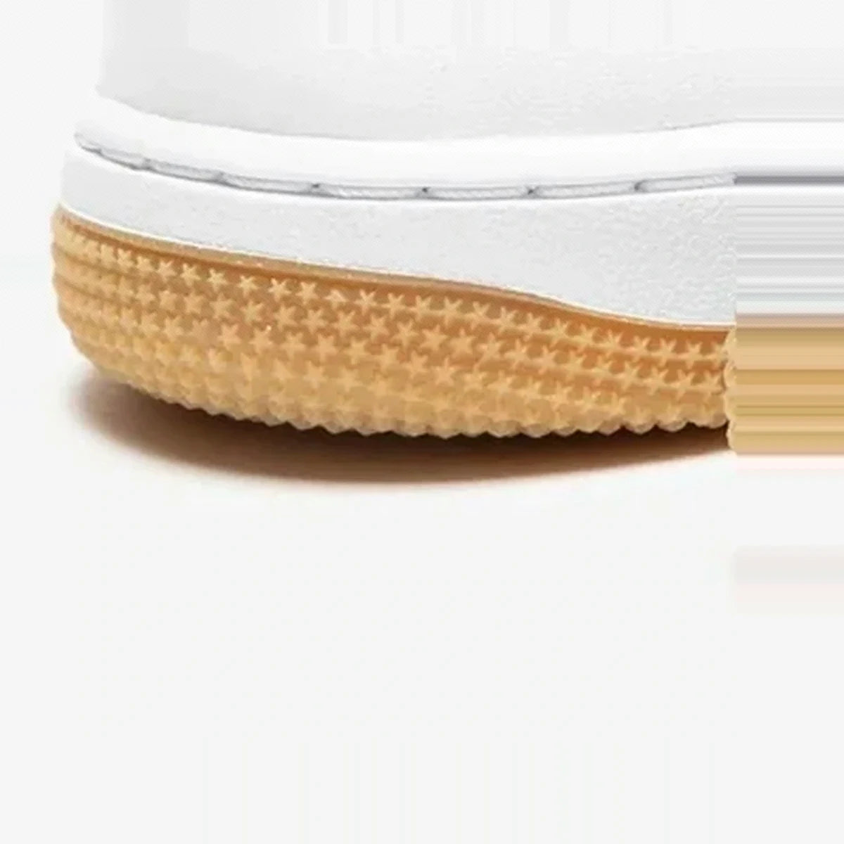 White / Gumlightbrown Sneakers
