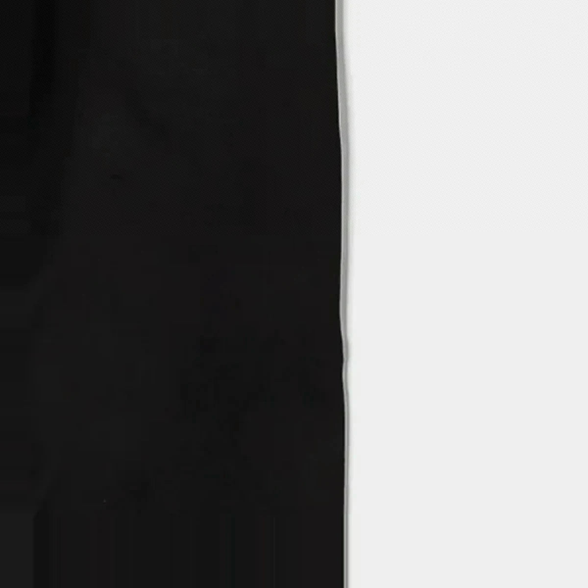 Black / White Fleece Men's Pants