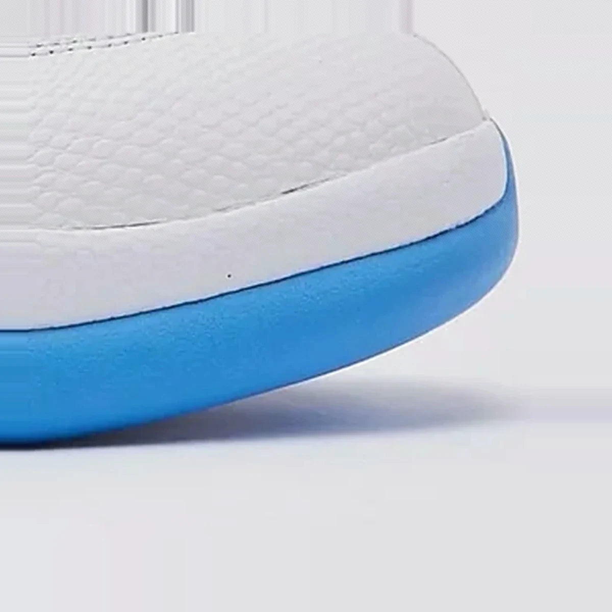 White and University Blue Sneakers