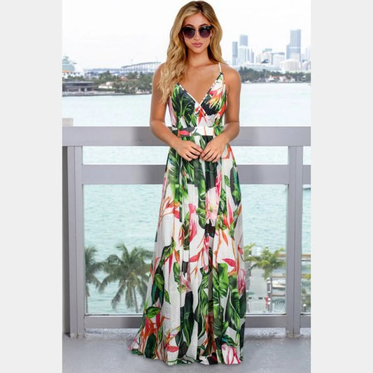 Women's Elegant Floral Summer Dress