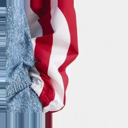 White / Dark Blue Jacket