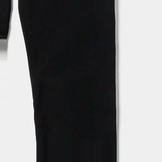Black / White Fleece Men's Pants